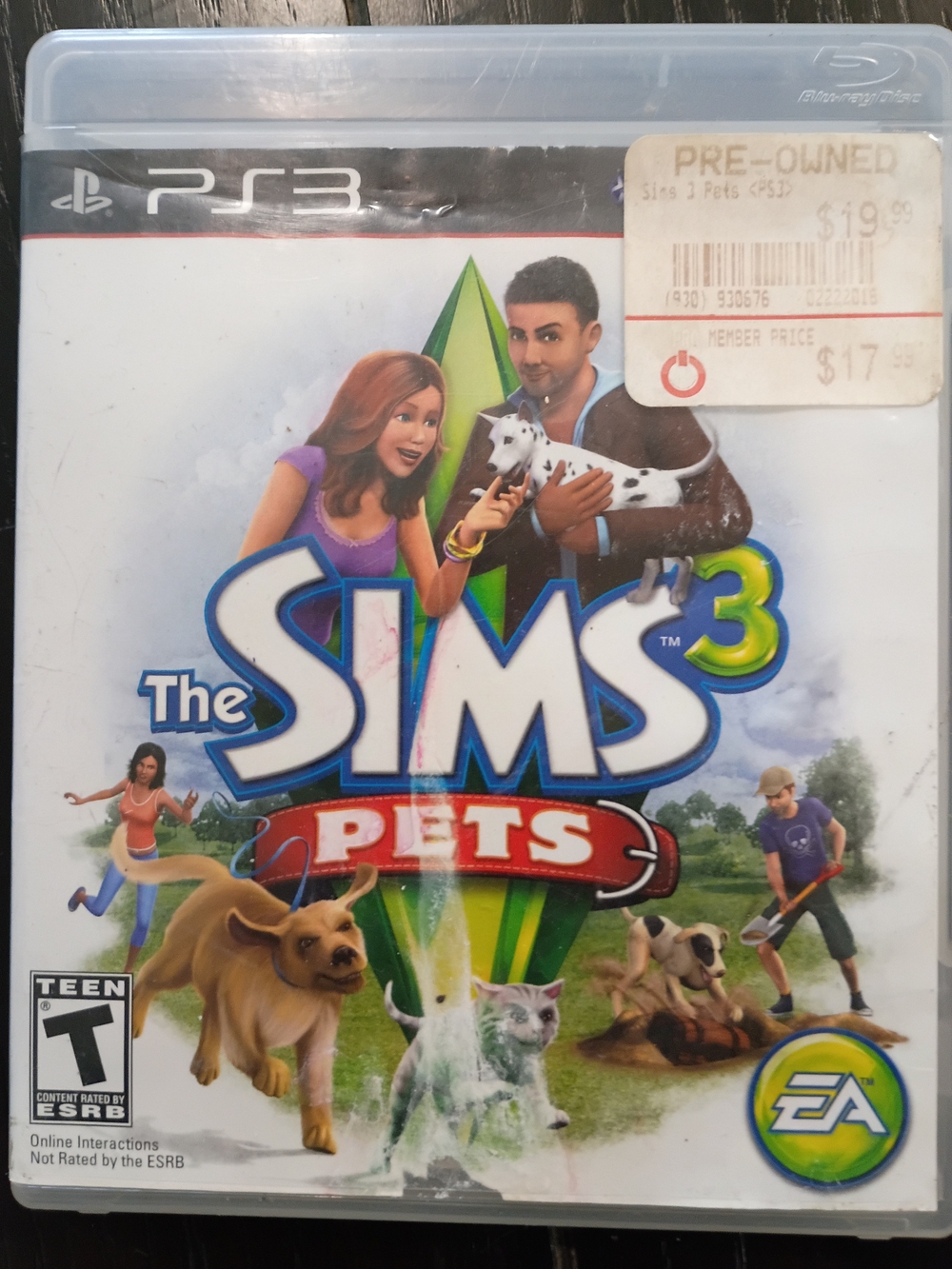 The Sims 3 Pets (PS3) - - White Cover
